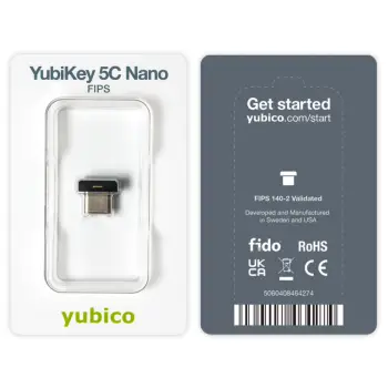 Security Key Yubico YubiKey 5C Nano FIPS / USB-C