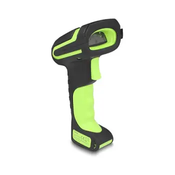 Skaner Delock i barkodeve 1D/2D me 433MHz ose Bluetooth me stacion karikimi induktiv