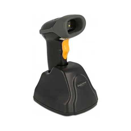 Skaner Delock wireless i barkodeve 1D/2D 2.4GHz me charging station – Shumëgjuhësh - 1