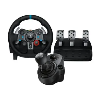 Set Timon Pedale dhe Kontroller Logitech G29 Driving Force për PS5/PS4/PS3 dhe PC – Zezë
