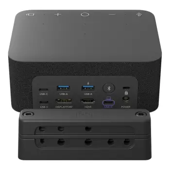 Sisteme për Konferencë Video Conferencing Kit Logitech Dock Focus Room UC / WW-9004 – Zezë