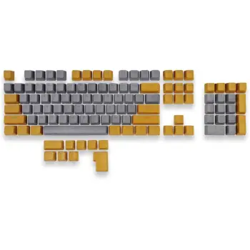 Set taste për tastierë Mountain Wulfenite A / ANSI & ISO / 113 Taste – Gri/Portokalli