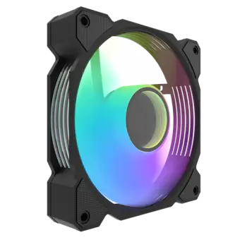 Set Ventilatorësh Darkflash DR08 3-in-1 / 120mm ARGB – Zezë