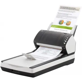 Skaner RICOH fi-7240 / A4 Document Scanner with ADF / Duplex Flatbed USB – Bardhë