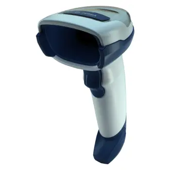 Skaner Zebra DS2208 Health / 2D Barcode / RS232 / KBW / USB / IP52 – Bardhë / Blu