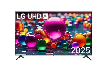Smart TV 2025 LG 75UA75006LA / 75″ 4K UHD LED / AI / 60Hz / HDR10 / HLG / webOS 25 – e zezë