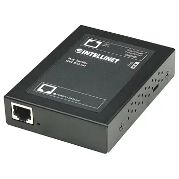 Spliter PoE+ INTELLINET / IEEE 802.3at / 1‑Port / 5‑7.5‑9‑12V DC