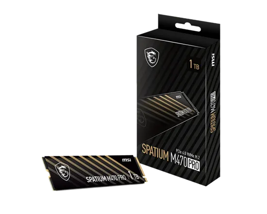 SSD e brendshme MSI SPATIUM M470 PRO M.2 1TB PCIe Gen4x4 NVMe 1.4 - 1