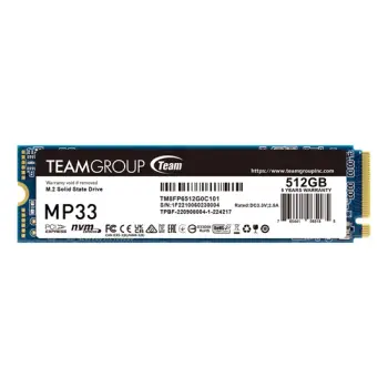 SSD e brendshme TeamGroup MP33 M.2 512GB PCIe Gen3x4 NVMe – Zezë