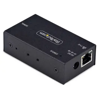 StarTech I13P Serial to Ethernet Adapter PoE 802.3af RS232 DB9 Device Server Industrial