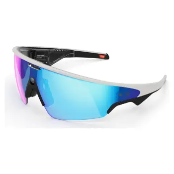 Syze Virtuale META Oakley Vanguard / Meta AI / Prizm Sapphire AI Glass – Bardhë/Blu