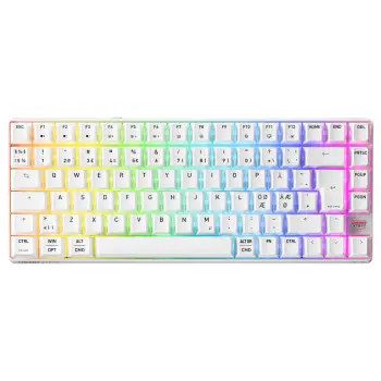Tastierë Gaming Cherry K33 COMPACT FS / Wireless / QWERTY / Nordic Language – Bardhë