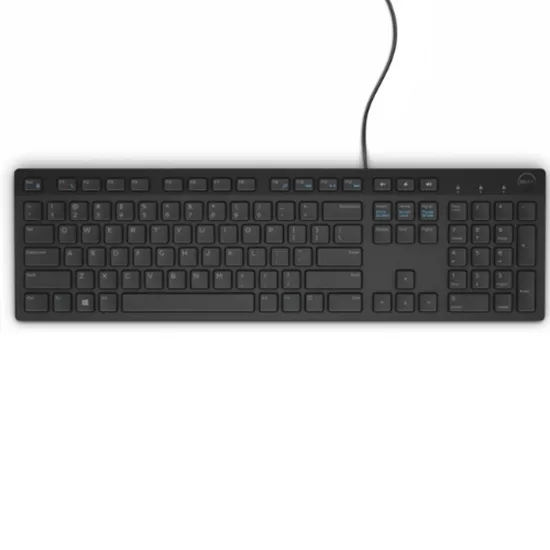 Tastierë me kabllo Dell KB216 Multimedia / US International QWERTY / USB – Zezë - 1