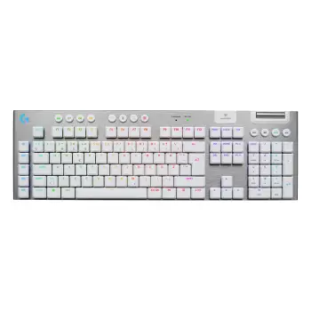 Tastierë Gaming Logitech GL Tactile G915 X LIGHTSPEED / Wired & Wireless / QWERTY / Nordic Language – Bardhë