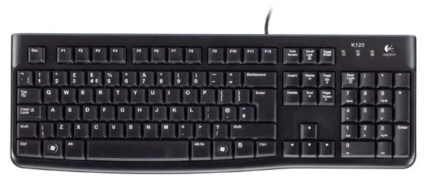 Tastierë me kabllo Logitech K120 for Business / Nordic Layout – Zezë - 1
