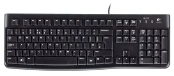 Tastierë me kabllo Logitech K120 for Business / Nordic Layout – Zezë