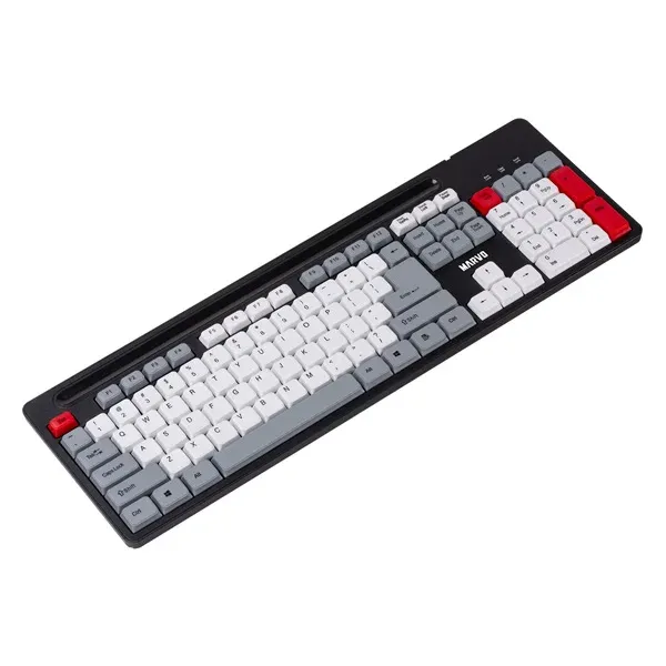 Tastierë me kabllo Marvo KB005 US Layout – Zezë/Bardhë/Gri/Kuqe - 1