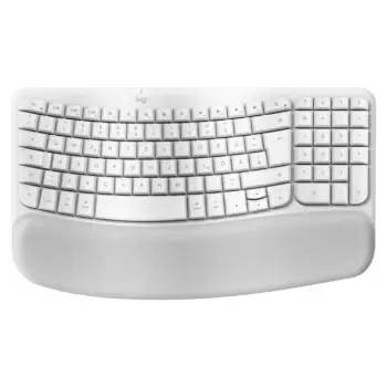 Tastierë pa kabllo Logitech Wave Keys for Mac / QWERTZ– Bardhë