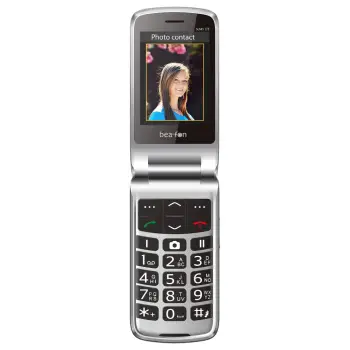 Telefon i thjeshtë Beafon SL645 LTE – Zezë/Argjendi