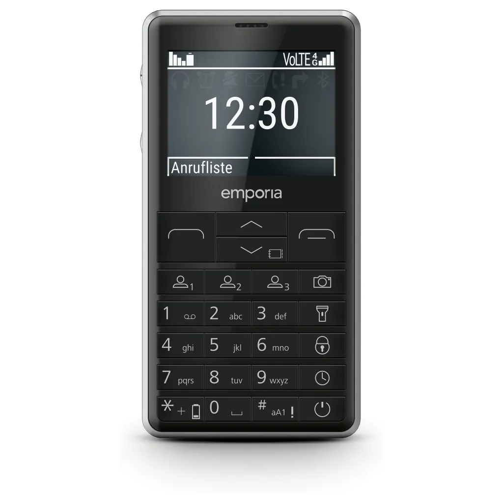 Telefon i thjeshtë Emporia PRIME M76 LTE / 64MB / 128MB – Zezë - 1
