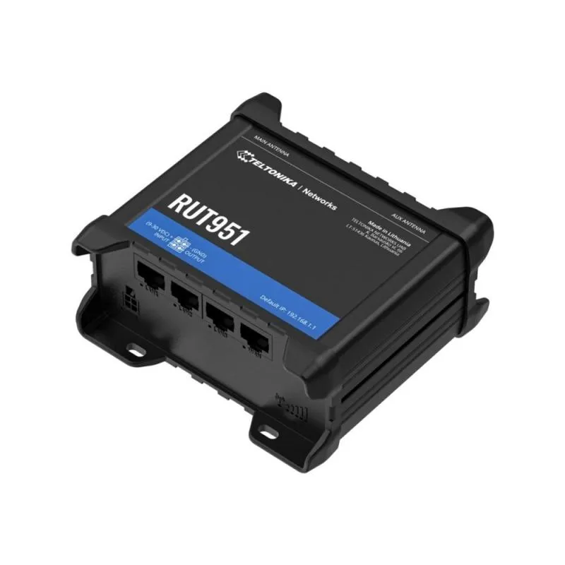 Teltonika RUT951 LTE Router PoE+ | Industrial 4G WiFi Dual SIM - 1