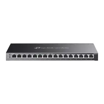 TP-Link Omada SG2016P – 16-Port Gigabit Smart Managed PoE+ Switch (120W, Rackmount/Desktop)