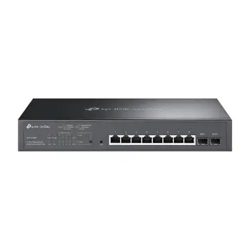 TP-Link Omada SG2210MP 8-Port Gigabit Smart Managed PoE+ Switch | 8x PoE 150W | 2x SFP | VLAN | Cloud Managed | Rackmount Metal Switch