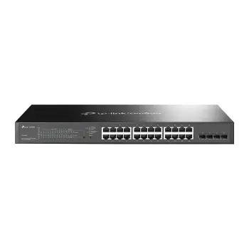TP-Link Omada SG2428P 24-Port Gigabit Smart Managed PoE+ Switch | 24x PoE 250W | 4x SFP | VLAN | Layer 3 | Rackmount Metal Switch | Enterprise Omada SDN