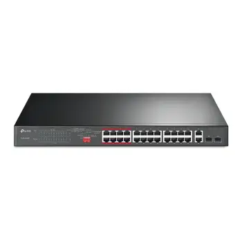 TP-Link TL-SL1226P Switch PoE+ 24-Port 10/100Mbps, 2x Gigabit Uplink, 2x SFP Combo, 250W
