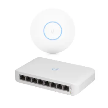 UniFi C0mbo 3 – Switch Lite 8 PoE (8-Port Gigabit PoE) + Access Point U6 Pro WiFi 6
