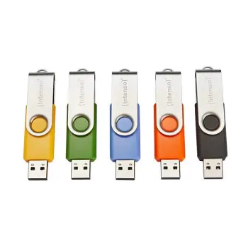 USB Flash Drive Stick 5er-Pack Intenso Basic Line Type-A / 64GB / 28 MB/s USB 2.0