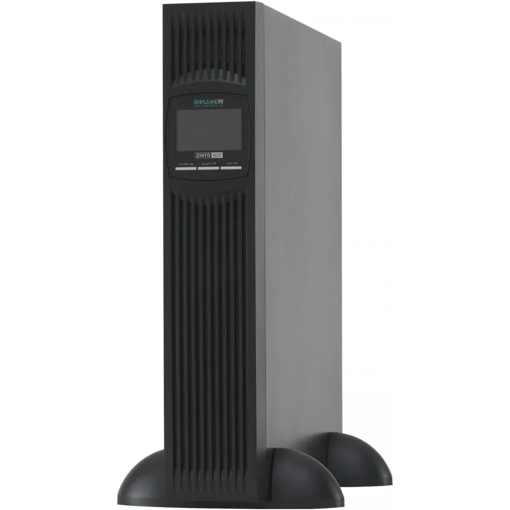 ZINTO Z800 – 800VA 720W Line-Interactive UPS with Advanced Buck & Boost Voltage Regulation, LCD Display, USB/RS232 Management & 8x IEC Outputs – Professional Rack/Tower UPS for IT & Server Protection - 1