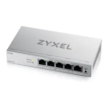 Zyxel GS1200-5HP v3 PoE+ Switch 5 Port Gigabit | Web Managed