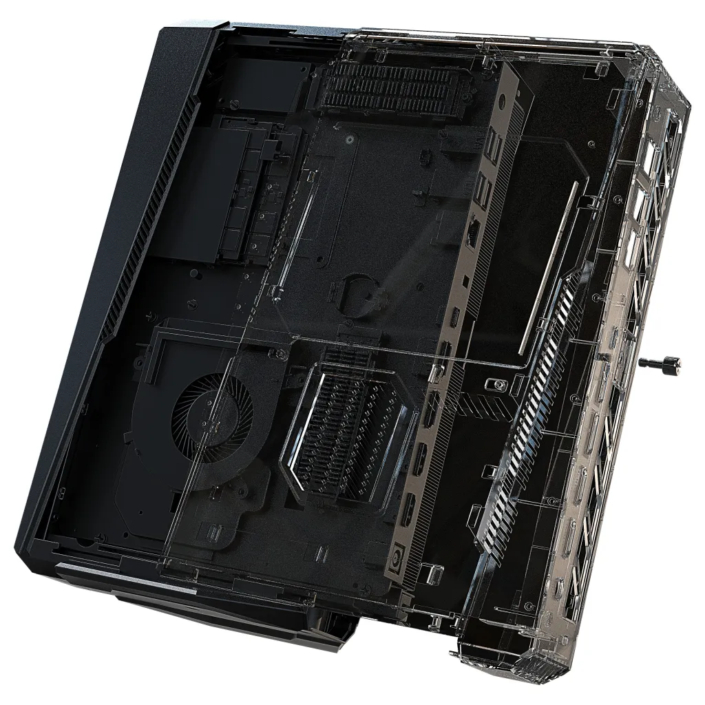 Kompjuter, ASUS ROG NUC 15 Kit RNUC15JNK9X40002 - Intel Core Ultra 9 275HX, NVidia GeForce RTX 5070 Grafik, 2x DDR5 SO-DIMM, 3x M.2, WiFi 7, 1x TB4 - 6