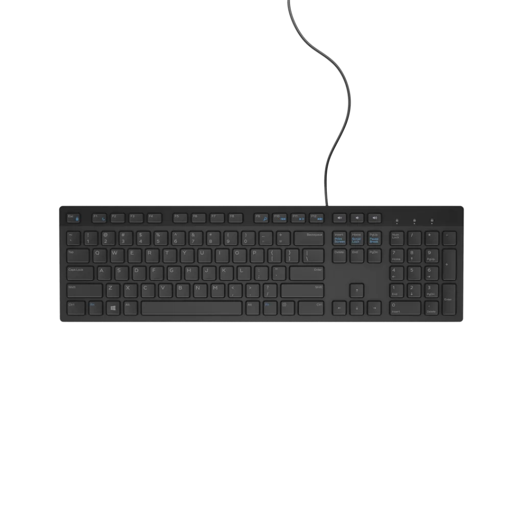 Tastierë, DELL KB216 keyboard USB QWERTY US International Black - 3