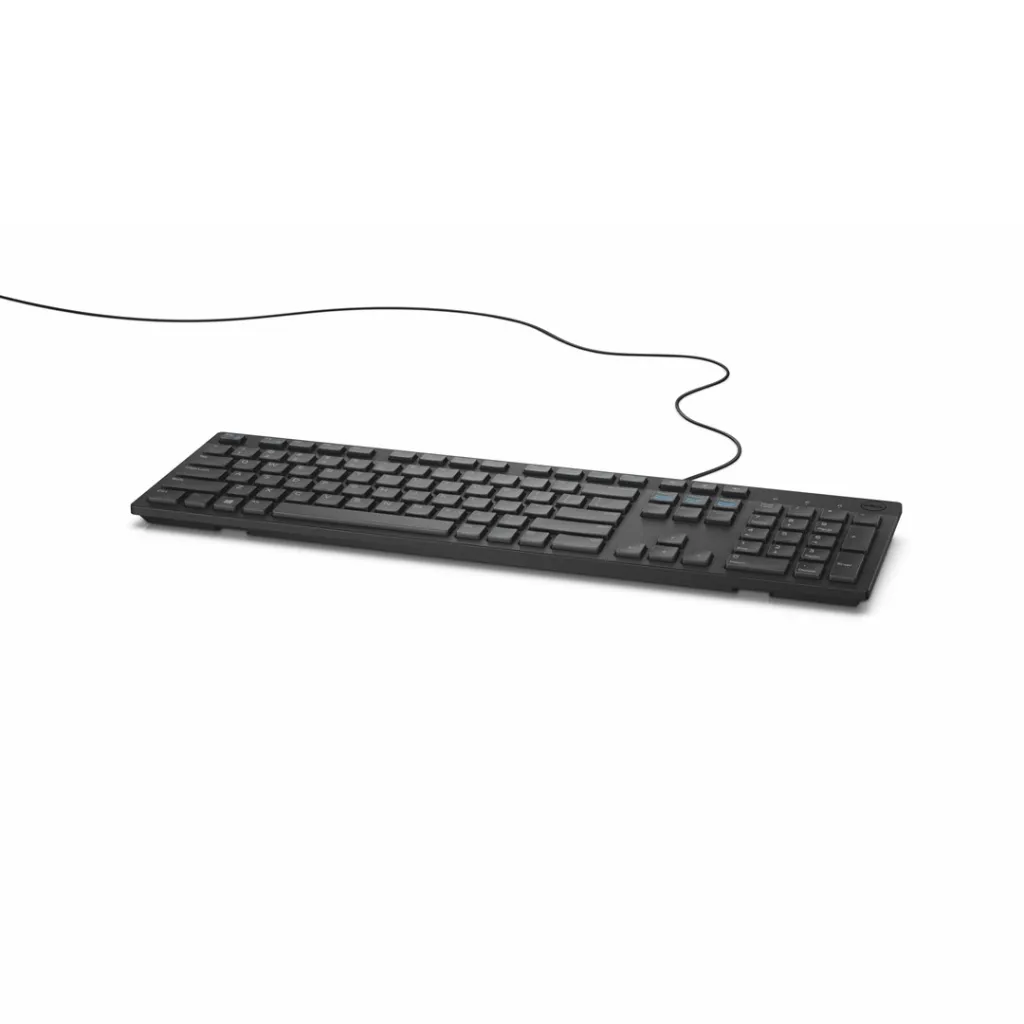 Tastierë, DELL KB216 keyboard USB QWERTY US International Black - 5