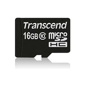 Kartë e memories, CARD microSD Card 16GB Transcend SDHC Class10 (without Adapter) - 1