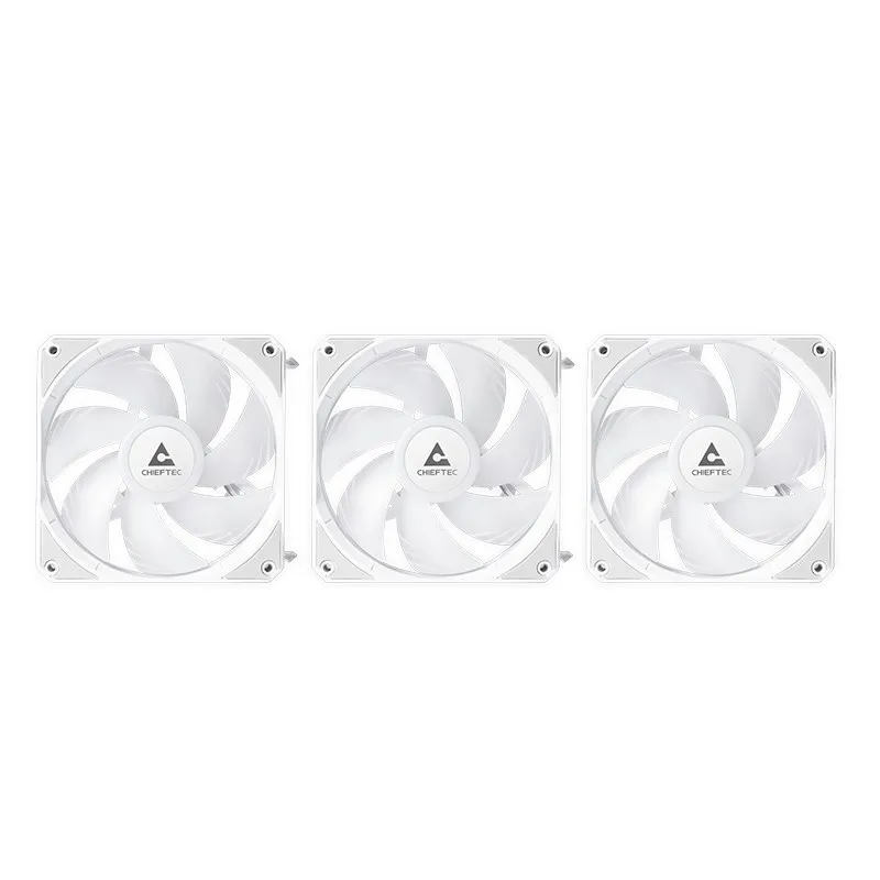 Ftohës i procesorit, Chieftec CLC-360-RGB-W computer cooling system Computer case All-in-one liquid cooler 12 cm White - 4