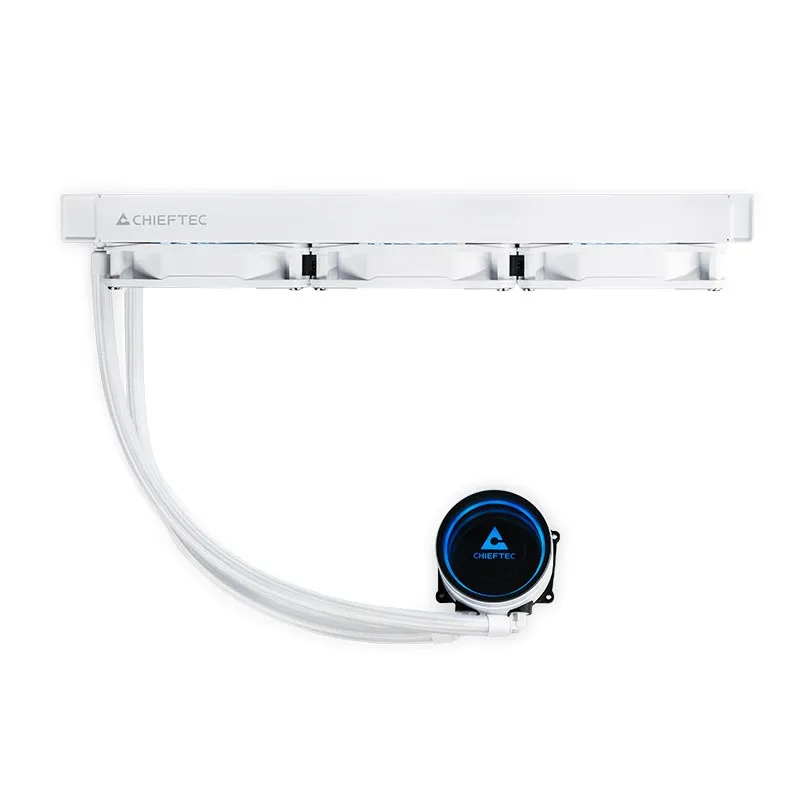 Ftohës i procesorit, Chieftec CLC-360-RGB-W computer cooling system Computer case All-in-one liquid cooler 12 cm White - 6
