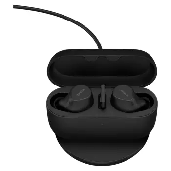Kufje, Jabra Evolve2 Buds USA-A UC - Wireless Charging Pad