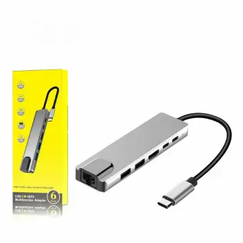 Konvertor USB C to HDTV Multifunction Adapter - Gray