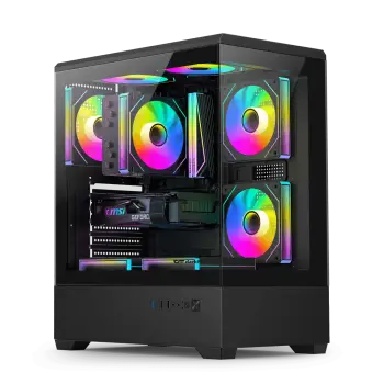 Kompjuter Bundle GAMING PC Shadow 2 - AMD Ryzen 5 5500, NVIDIA GeForce RTX 5050 8GB, 16GB Ram, 512GB SSD NVMe