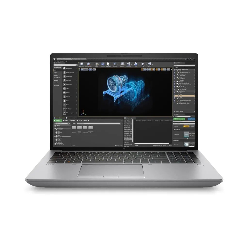 Laptop HP ZBook Fury 16 G9, 16", Intel Core i7-12850HX, 24CPUs, 32GB DDR5, NVIDIA RTX A1000 4GB, 512GB SSD NVMe (Used) - 2