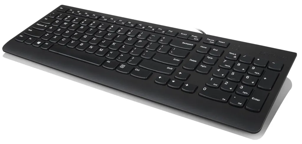 Tastierë dhe maus, Lenovo 300 keyboard Mouse included Universal USB QWERTY US English Black - 3