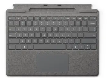 Tastierë Microsoft Surface Pro Keyboard With Pen Storage, me touchpad, me Fn keys, e zezë