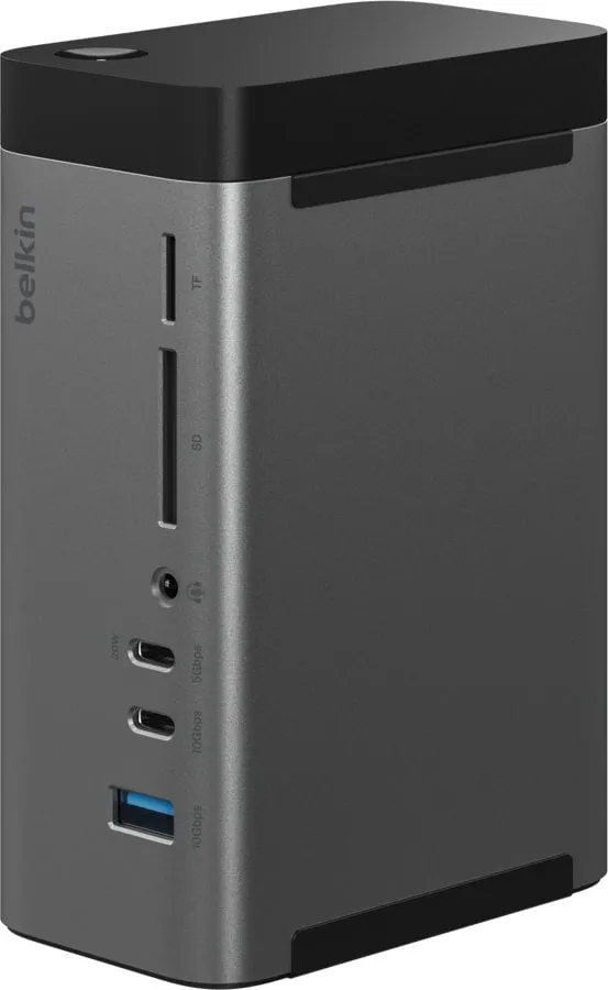 Dock USB C Belkin Connect, 10000 Mbit/s, shumë porta, gri - 1