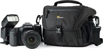 Çantë fotografike Lowepro Nova 160 AW II, për DSLR, rezistente ndaj shiut, e zezë