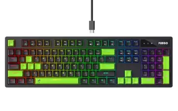 TASTIERE FUEGO GKB893 BLACK/NEON GREEN