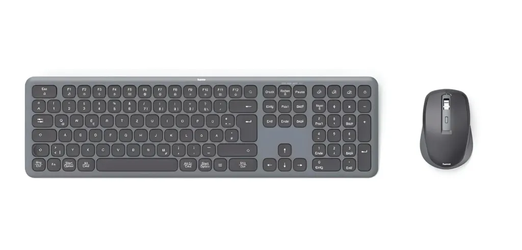 TASTIERE + MAUS HAMA WKM-550 BLACK/DARK GREY - 1