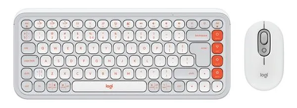 TASTIERE LOGITECH + MAUS POP ICON COMBO OFF WHITE - 1